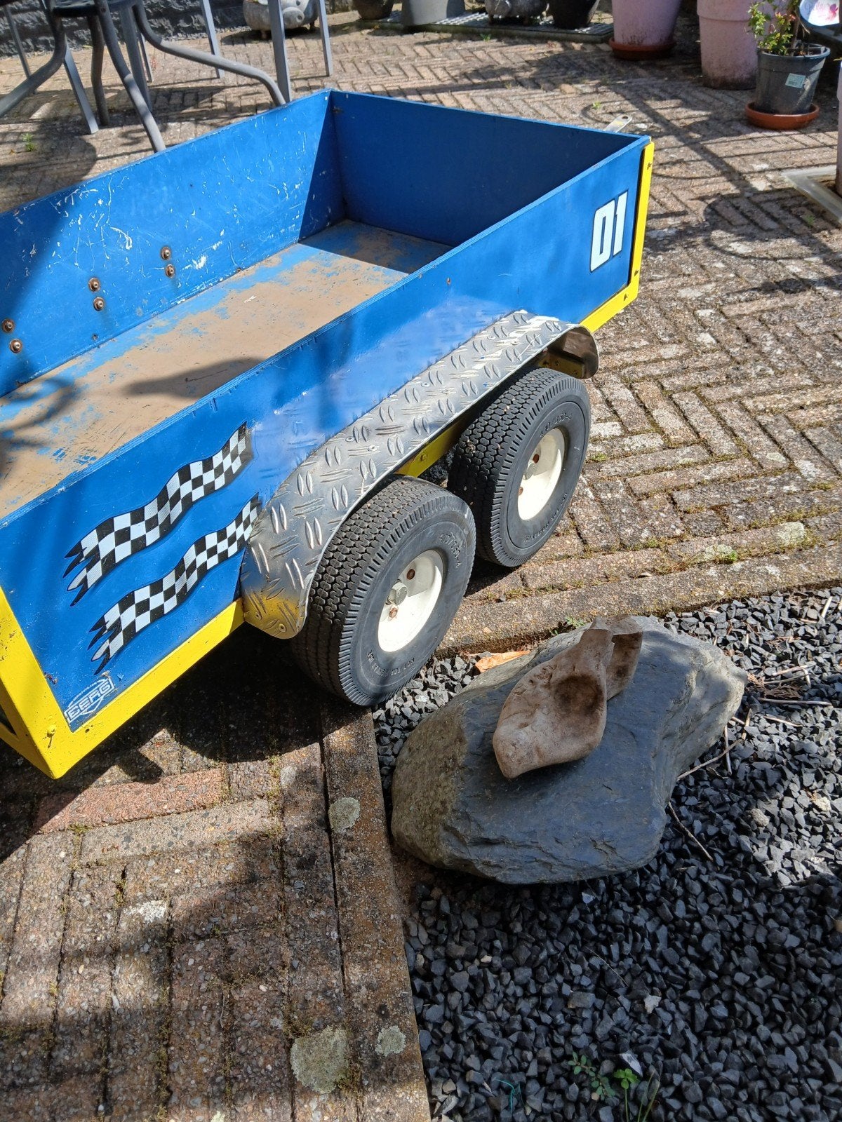 Skelter kar, Auto diversen, Aanhangers en Bagagewagens, Ophalen