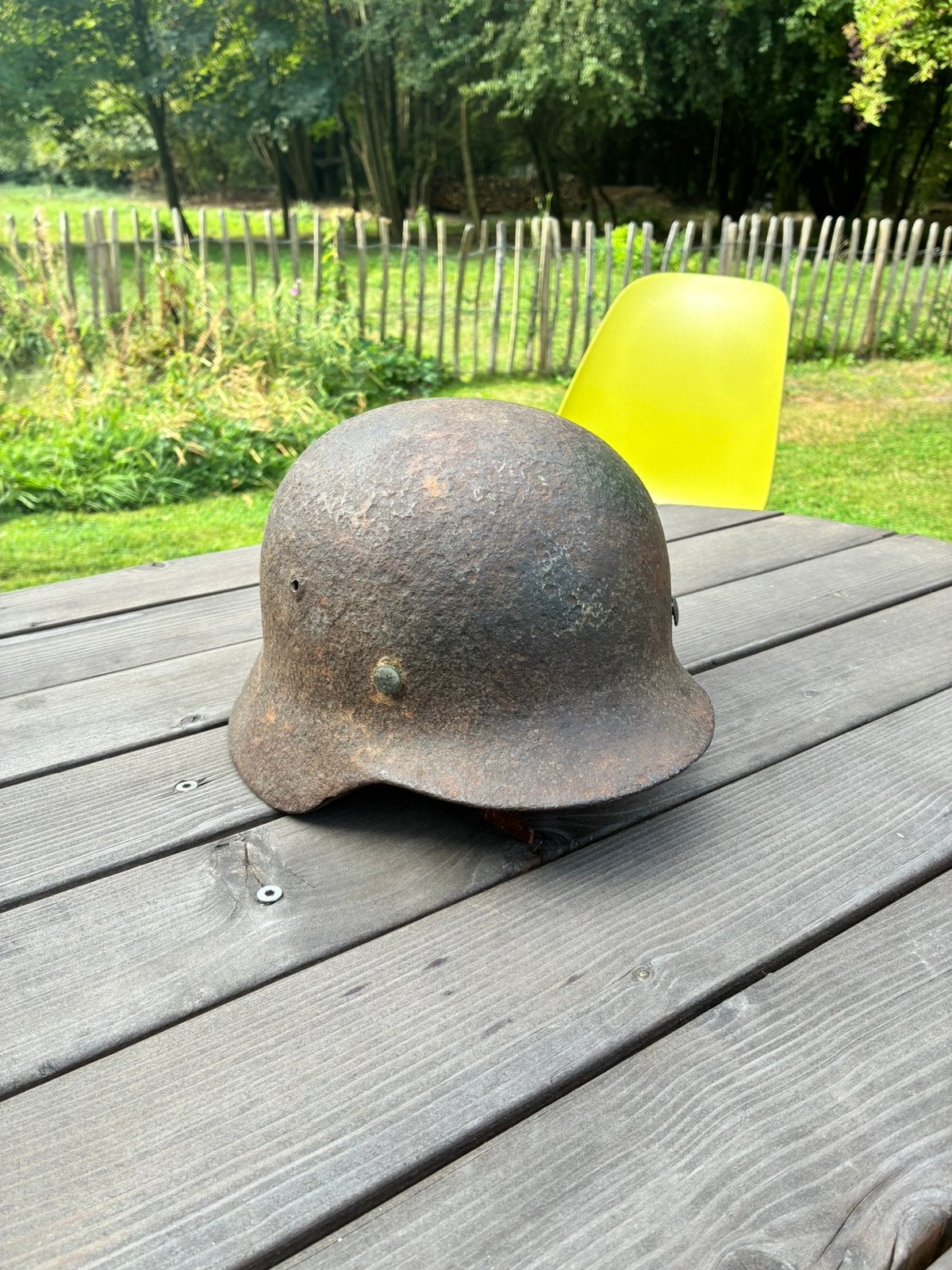 Casque Allemand M40 WW2, Enlèvement ou Envoi, Armée de terre, Casque ou Béret