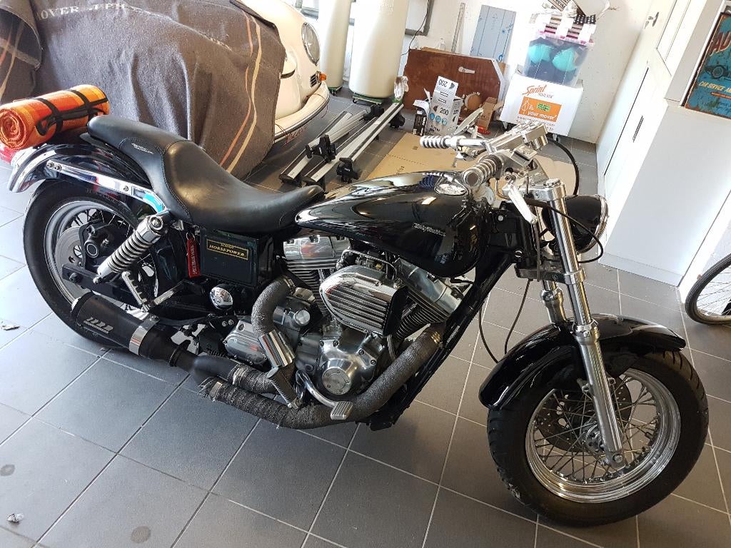 Harley Dyna FXD, Motoren, Motoren | Harley-Davidson, Particulier, Chopper, 11 kW of minder, 2 cilinders, Motorrijbewijs A, Cardan-aandrijving