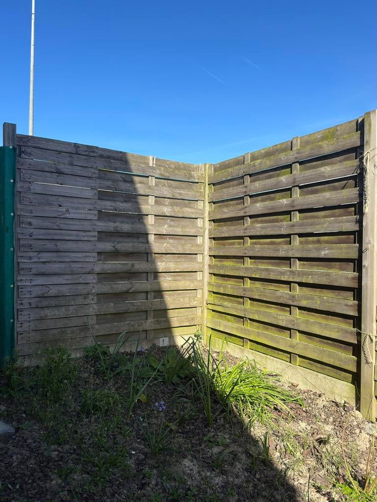 Tuinschermen - houten omheining, Tuin en Terras, Schuttingen, Ophalen, Minder dan 3 meter, Hout, 1 tot 2 meter