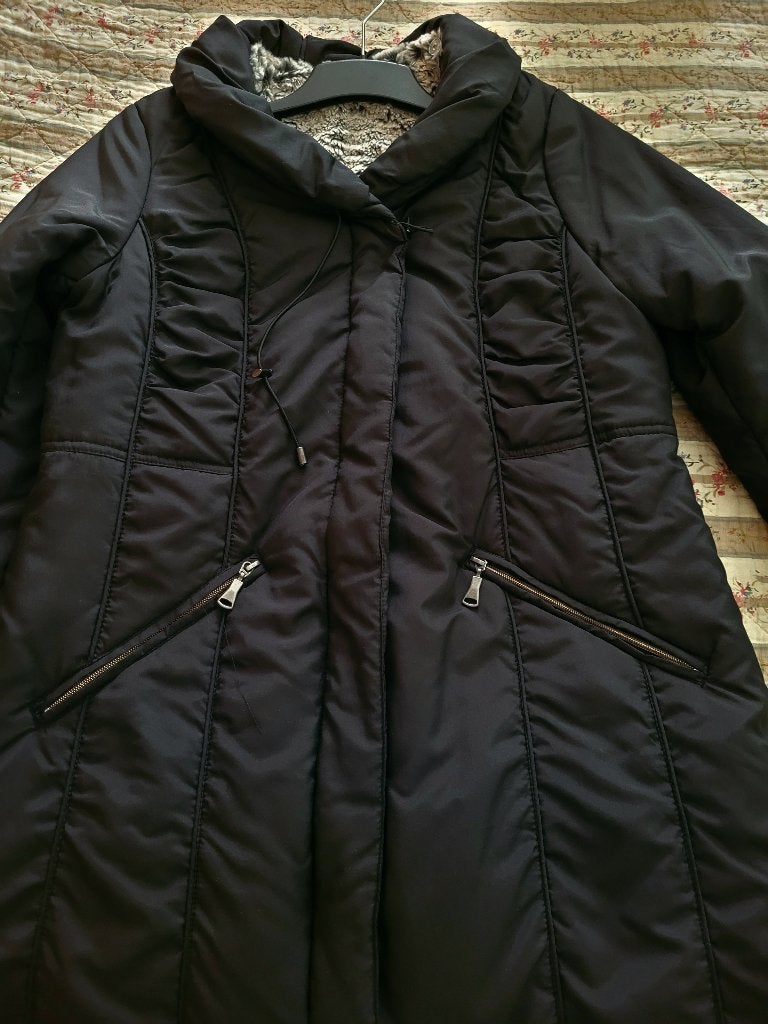 MANTEAU DAME TAILLE 42, Enlèvement ou Envoi, Comme neuf, Noir