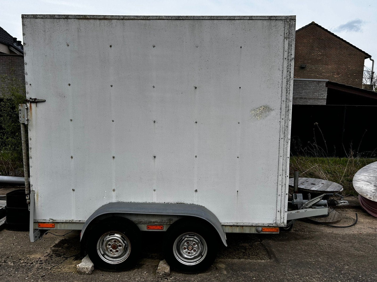 Aanhanger dubbelas (lees adv)950euro, Auto diversen, Aanhangers en Bagagewagens, Ophalen