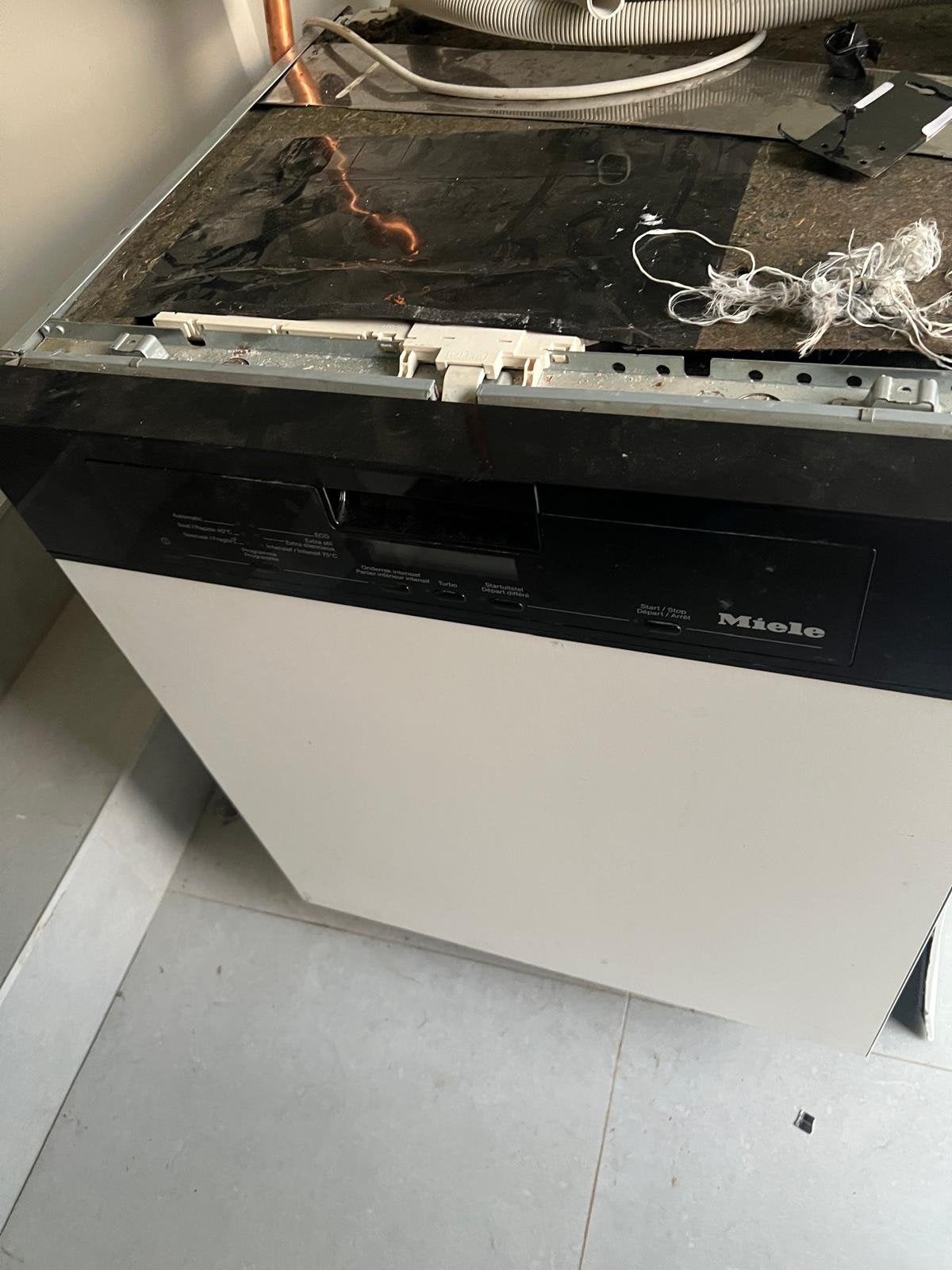 Miele inbouw afwasmachine, Elektronische apparatuur, Ophalen, Zo goed als nieuw, Inbouw