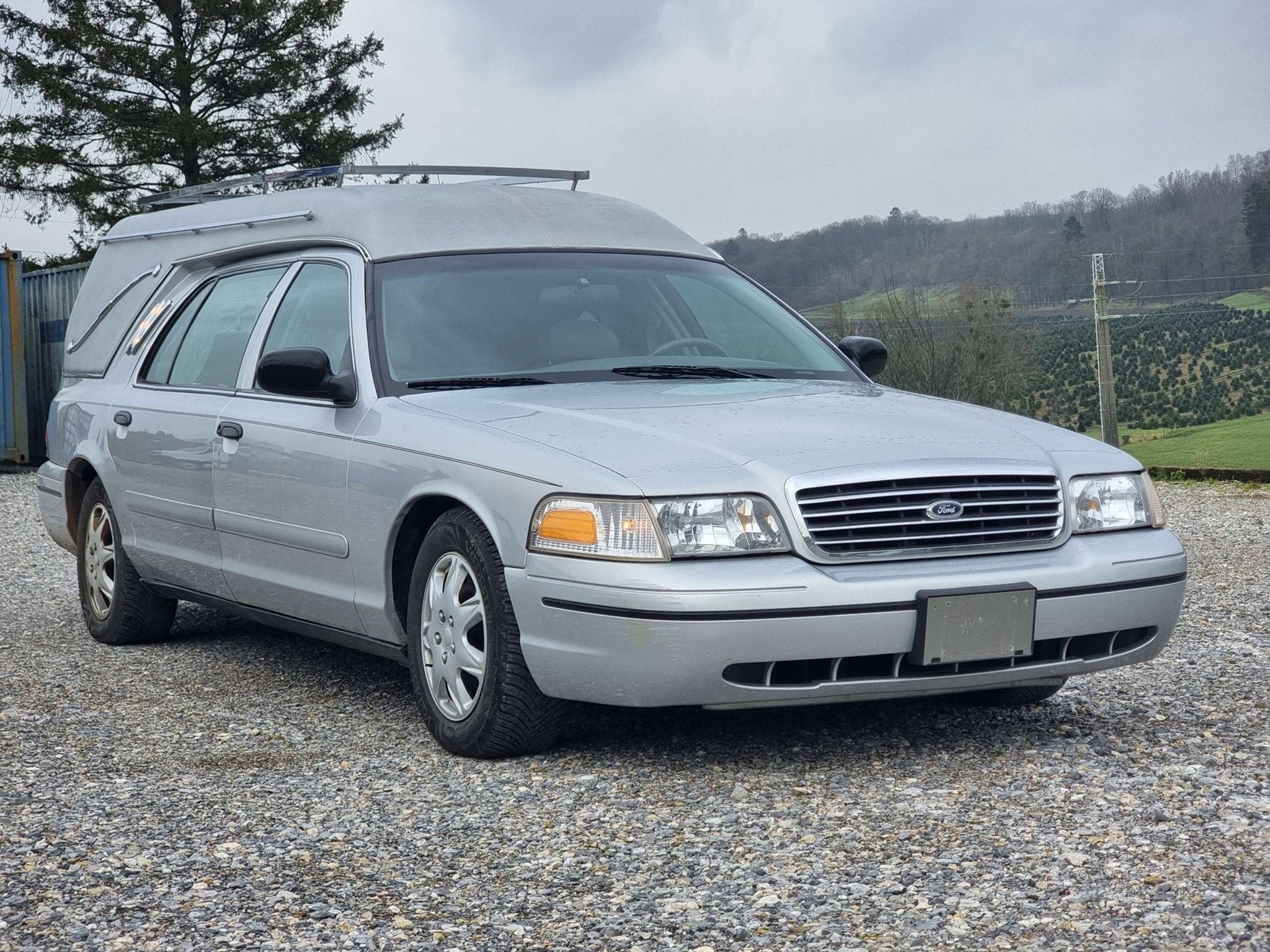Ford CROWN VICTORIA * CORBILARD * 54500KM (bj 1999), Lederen bekleding, Achterwielaandrijving, Leder, Overige carrosserie