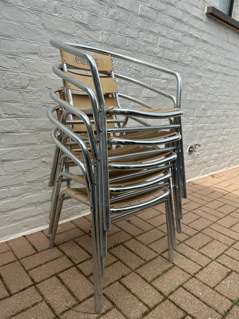 Coca cola vintage stoelen, Ophalen, Gebruikt