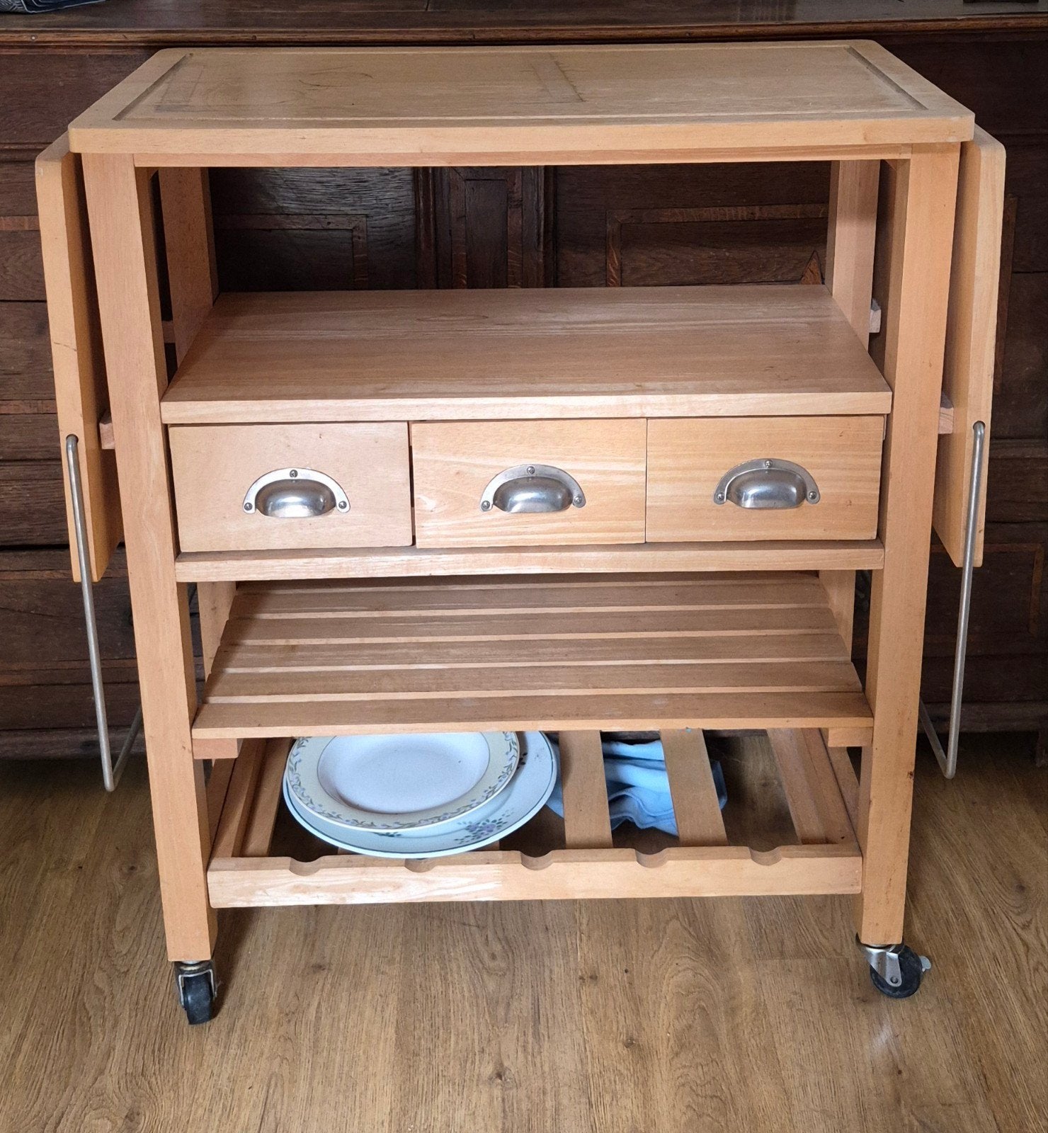 trolley -  kastje met wielen - openklapbaar, Ophalen
