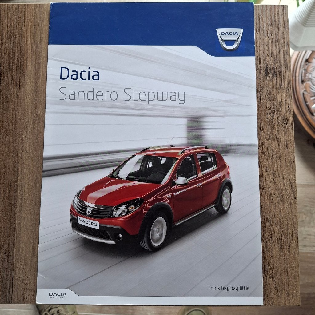 DACIA  Sandero Stepway   7/2009, Livres, Enlèvement ou Envoi, Neuf, Autres marques