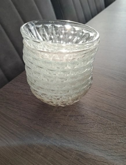 Set van 9 glazen kommetjes, Ophalen of Verzenden