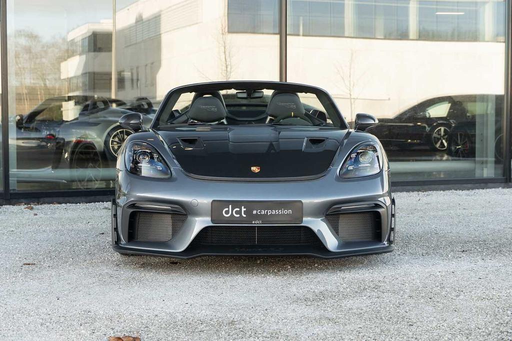 Porsche 718 Boxster SPYDER RS 4.0i Weissach PCCB Ceramic Bra, Cuir, Argent ou Gris, Achat, 3996 cm³