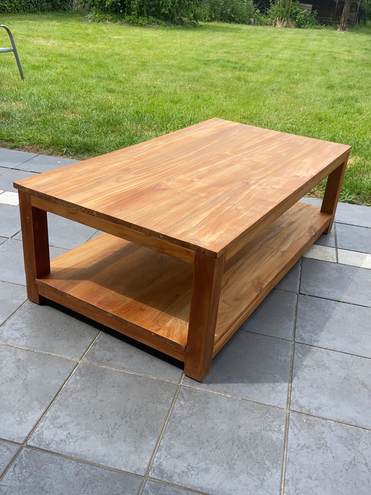 Salontafel teak, Ophalen, Zo goed als nieuw, Teakhout