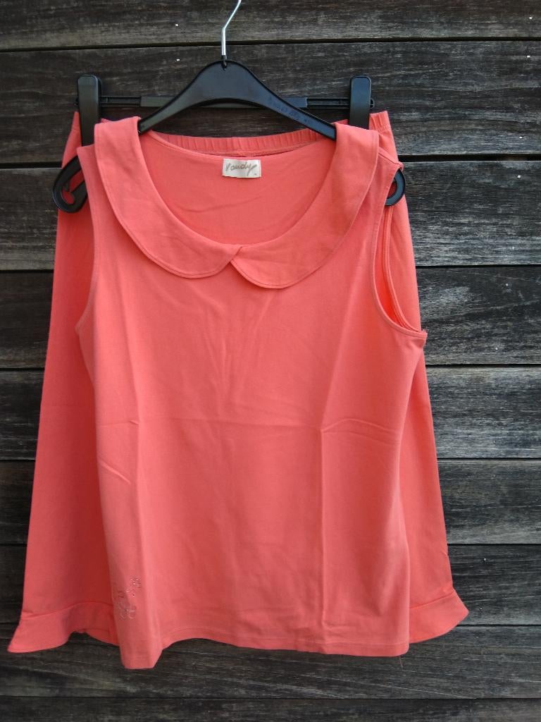 Nieuwe Koraalkleurige Pyjama  Van Vandy T XL, Kleding | Dames, Vandy, Overige kleuren, Maat 46/48 (XL) of groter, Nieuw