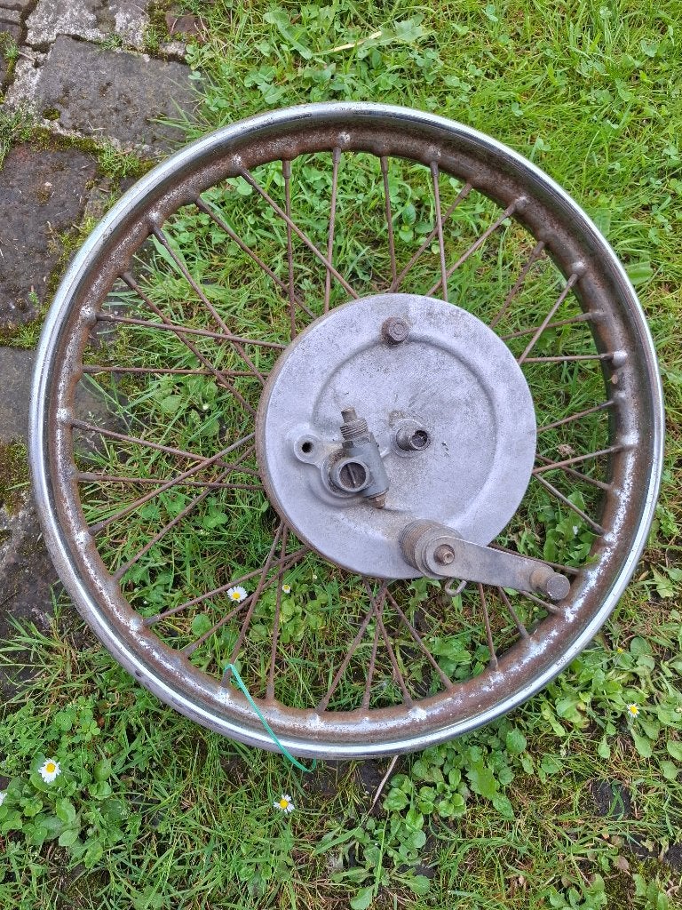 Roue moto fn 450,vétéran,ancetre,moto ancienne, Motos, Enlèvement, Utilisé