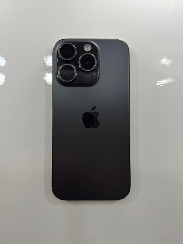 Apple iPhone 15 Pro, Telecommunicatie, Mobiele telefoons | Apple iPhone, Ophalen, 128 GB, Zwart, Zo goed als nieuw
