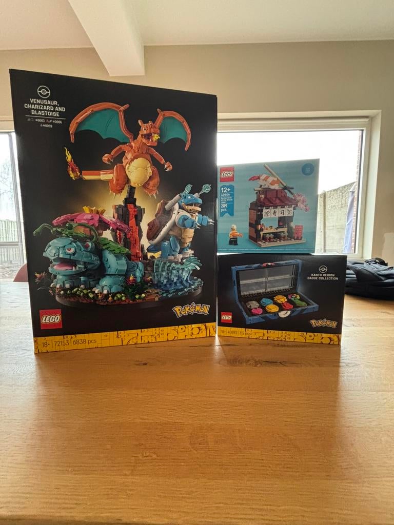 Lego Pokemon, Venusaur, Charizard en Blastoise #72153, Kinderen en Baby's, Speelgoed | Duplo en Lego, Ophalen of Verzenden, Nieuw