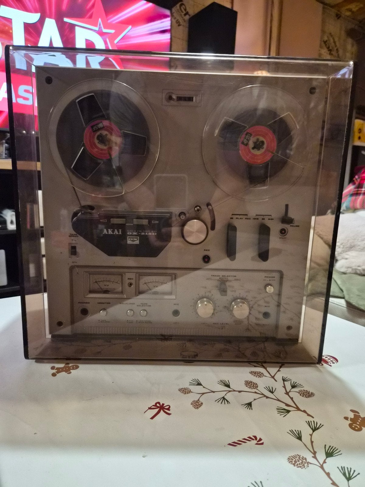 Akai GX-215D, Audio, Tv en Foto, Bandrecorder, Ophalen, Bandrecorder, Met stofkap