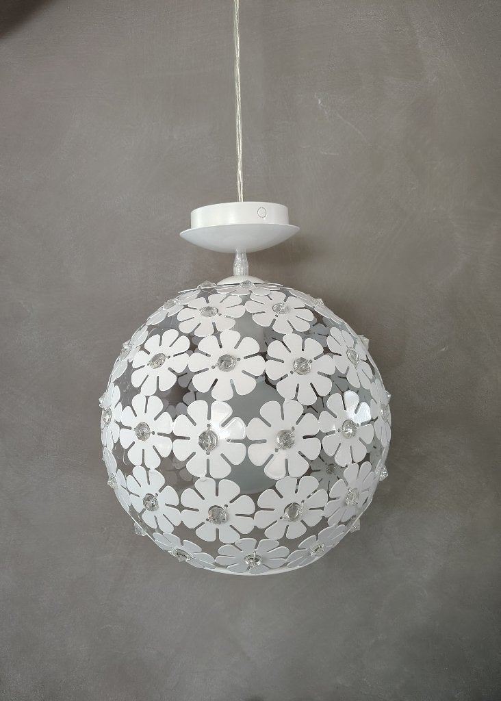 Mooie metalen hanglamp, Ophalen, Zo goed als nieuw, Metaal