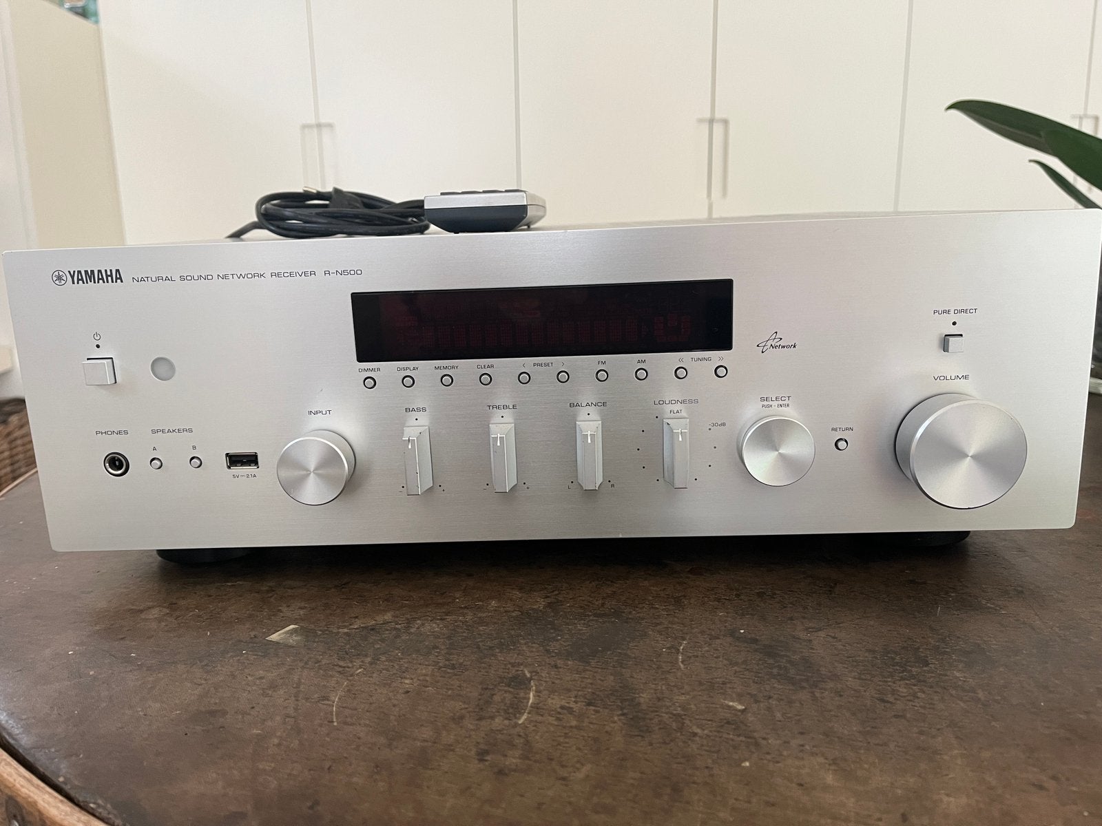 Yamaha Network Receiver R-N500, Ophalen, Yamaha, Zo goed als nieuw, 60 tot 120 watt