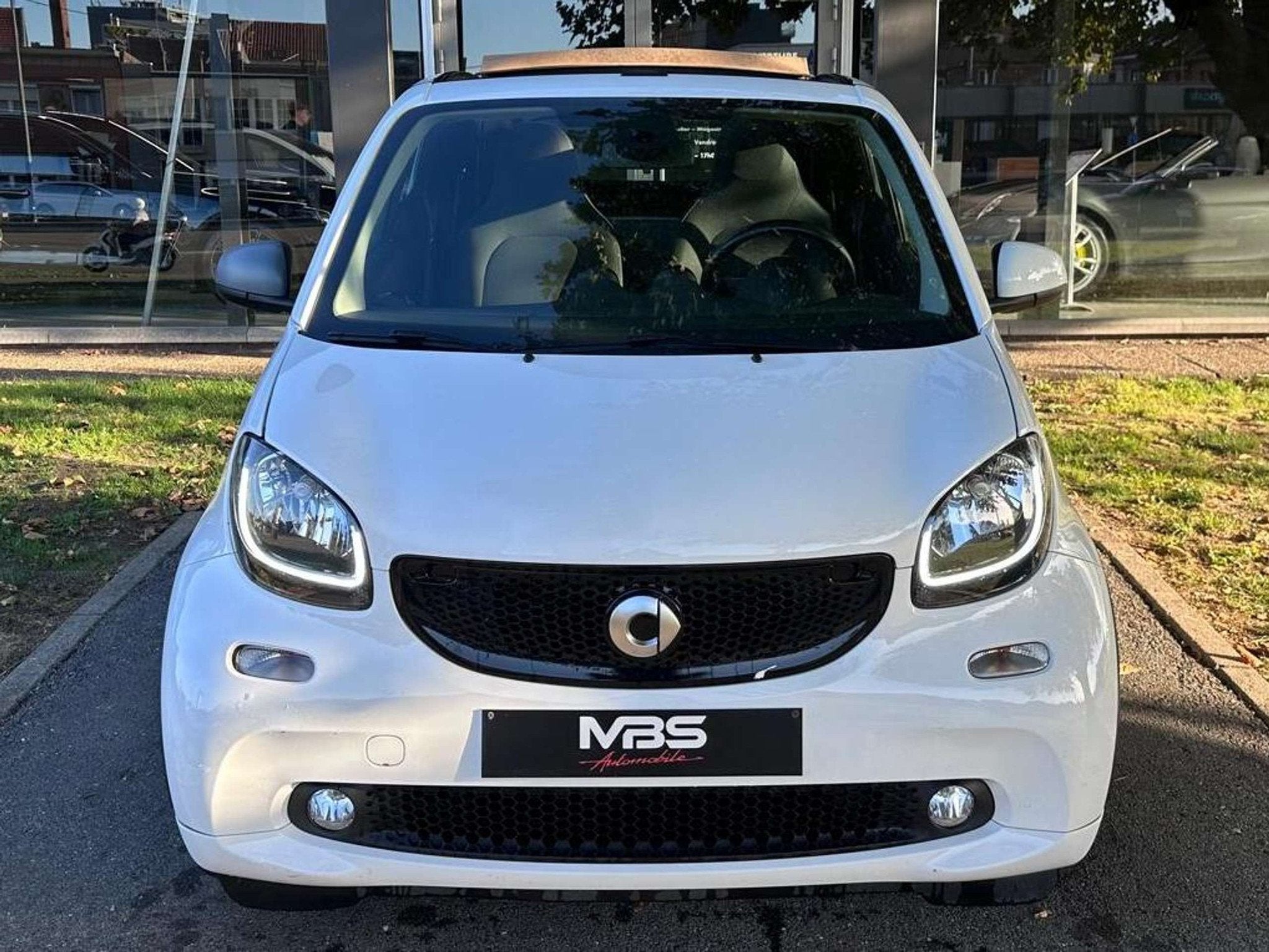 Smart Fortwo * Cabrio 0.9 Turbo* AUTO* CAMERA* GARANTIE 12 M, Auto's, 898 cc, Stof, Gebruikt, Cabriolet