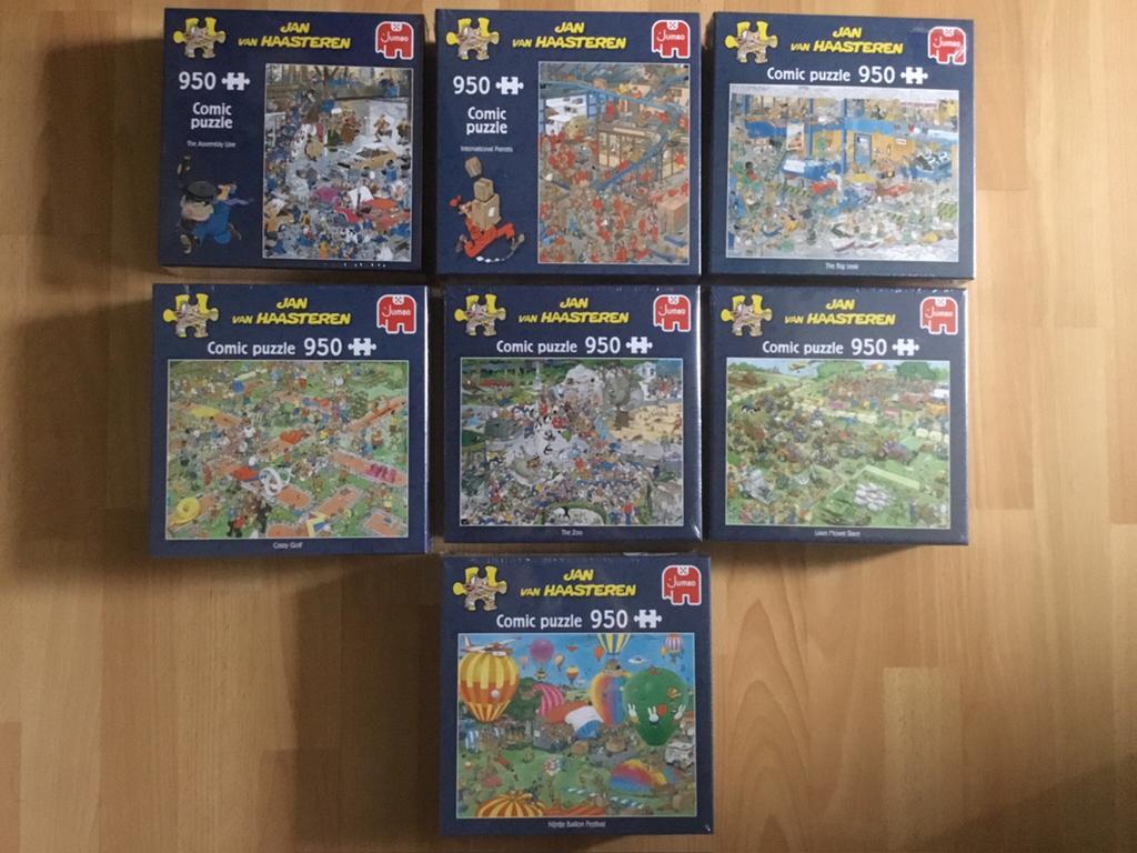 Puzzels Jan Van Haasteren 950 st - nieuw, Ophalen of Verzenden, 500 t/m 1500 stukjes, Nieuw, Legpuzzel