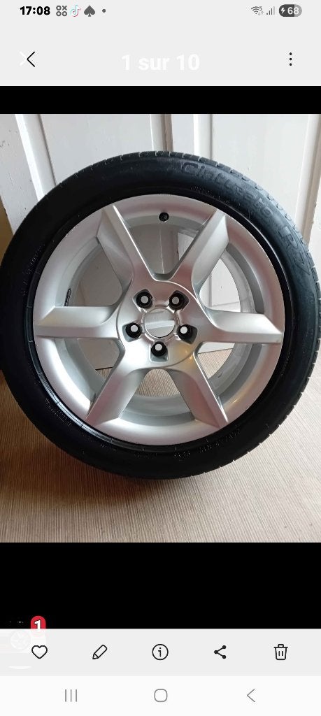 roue de secours bmw VW ford seat kia peugeot Citroën +autre, Autos : Pièces & Accessoires, Pneus et Jantes, 4 Saisons, Autre, 17 pouces