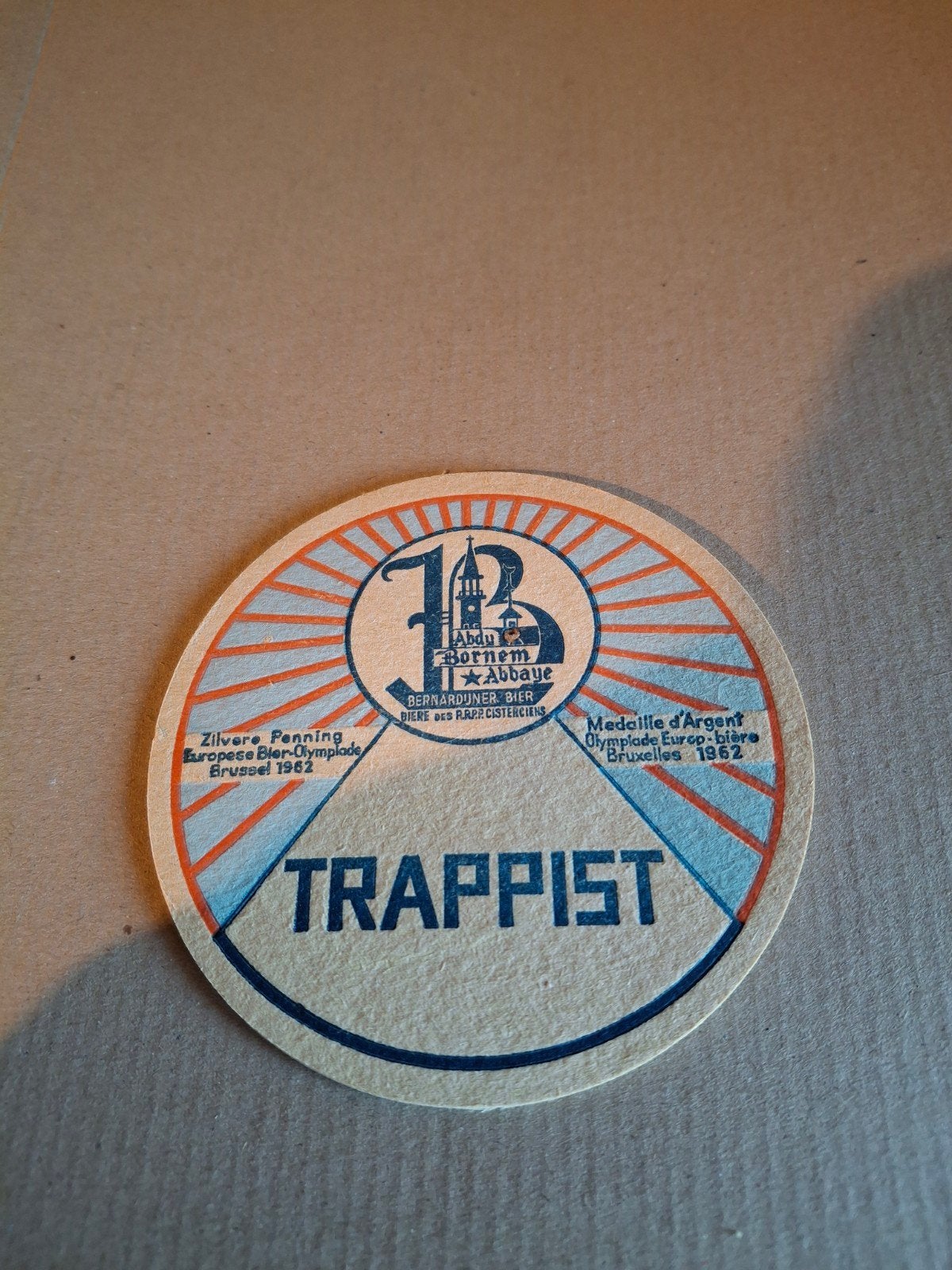 oud bierviltje trappist bornem, Enlèvement ou Envoi