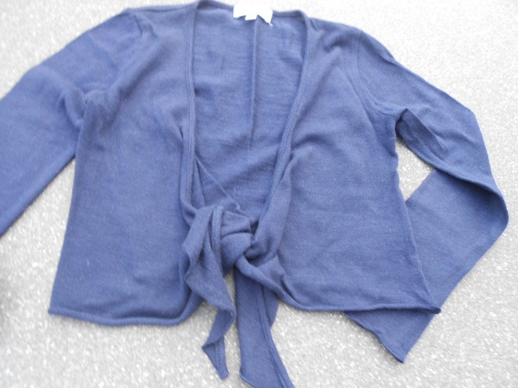 donkerblauwe bolero mt 122, Kinderen en Baby's, Kinderkleding | Maat 122, Ophalen of Verzenden, Gebruikt, Meisje, Trui of Vest