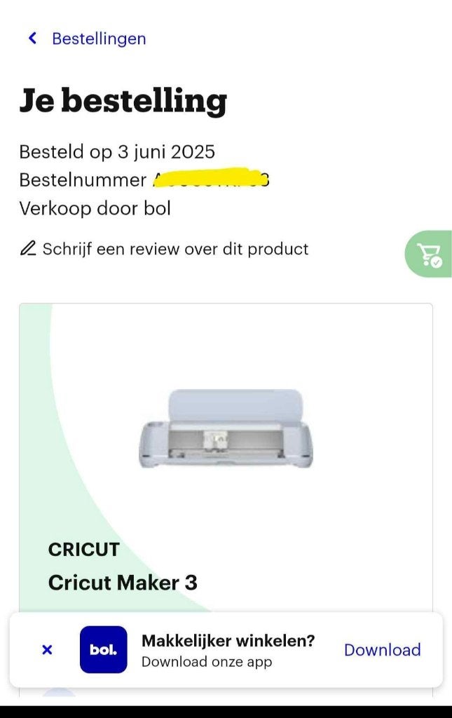 Cricut maker 3, Ophalen of Verzenden, Zo goed als nieuw, Elektrisch, Machine