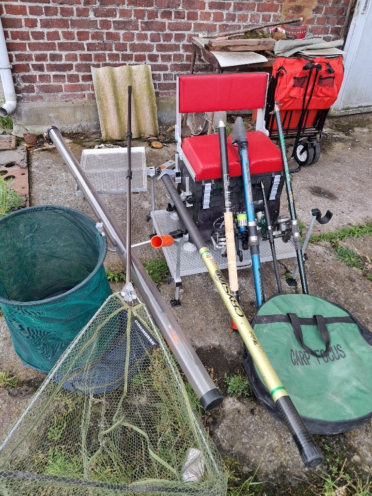 Lot de pêche FX2, Enlèvement, Comme neuf, Canne à pêche complète