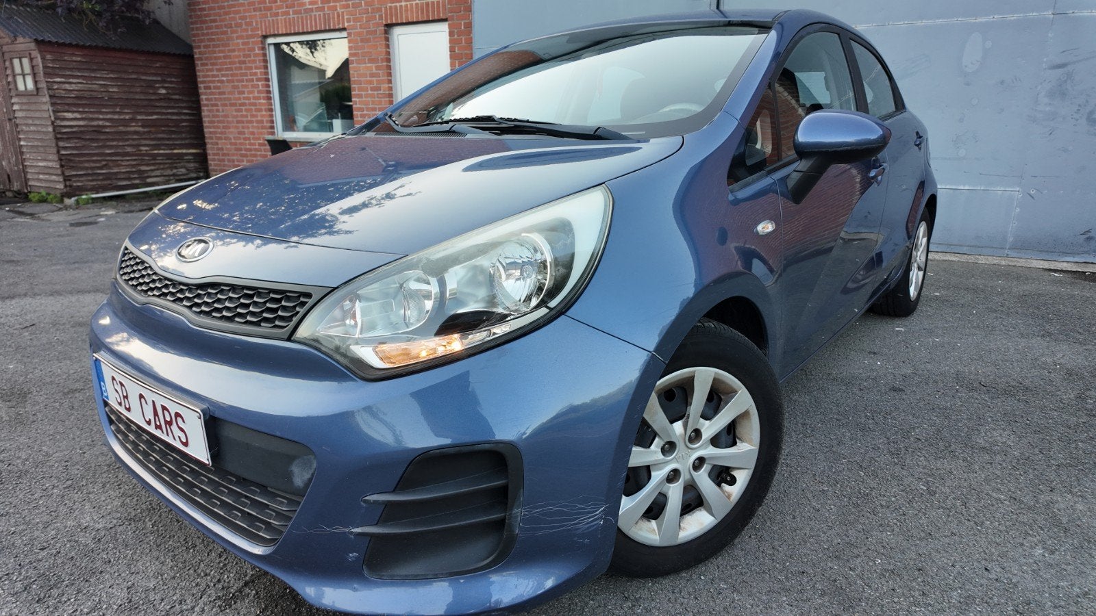 Kia Rio 1.2 Benzine – Slechts 65.000 km – AIRCO, Auto's, Voorwielaandrijving, Stof, 4 cilinders, Blauw