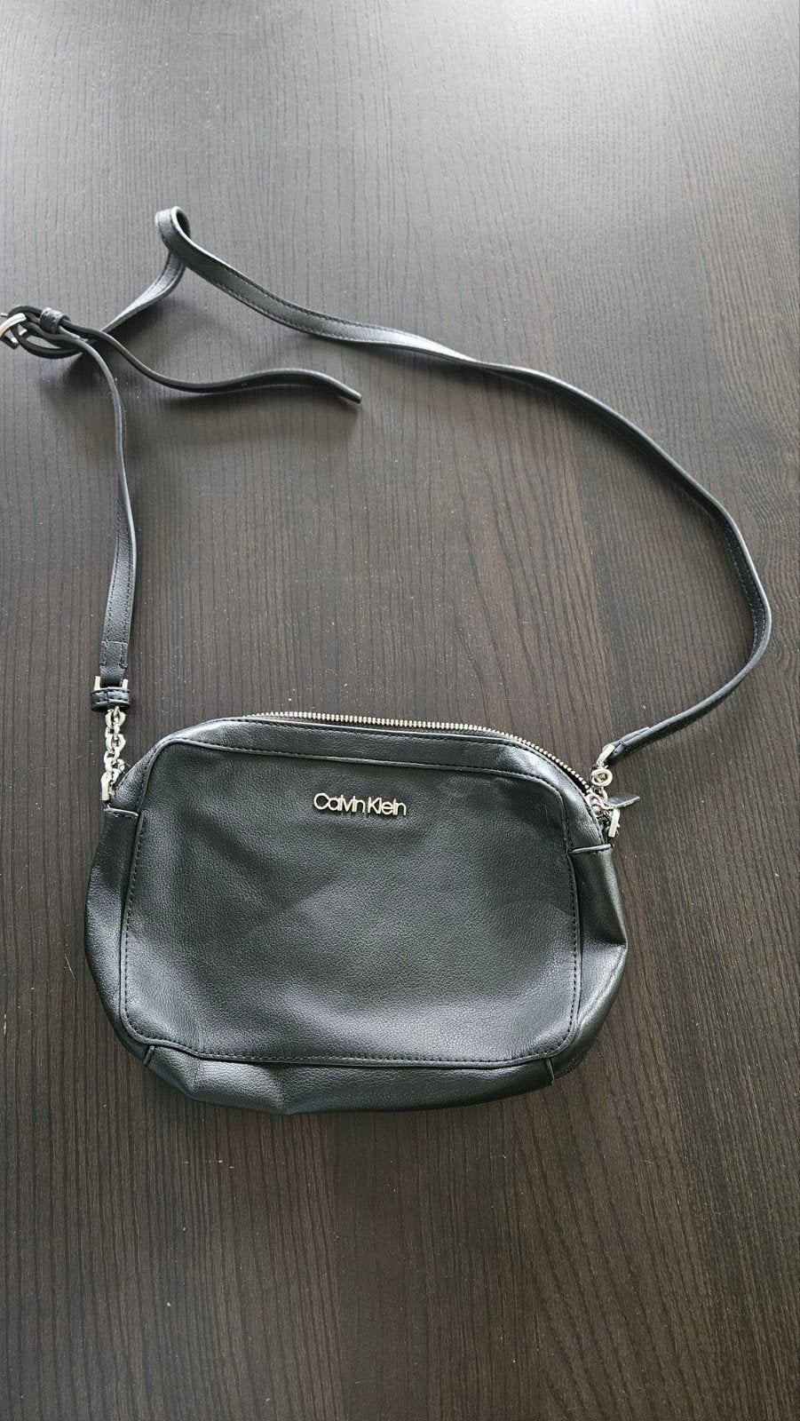 Calvin Klein - cross body zwart, Overige merken, Gebruikt, Zwart, Ophalen of Verzenden