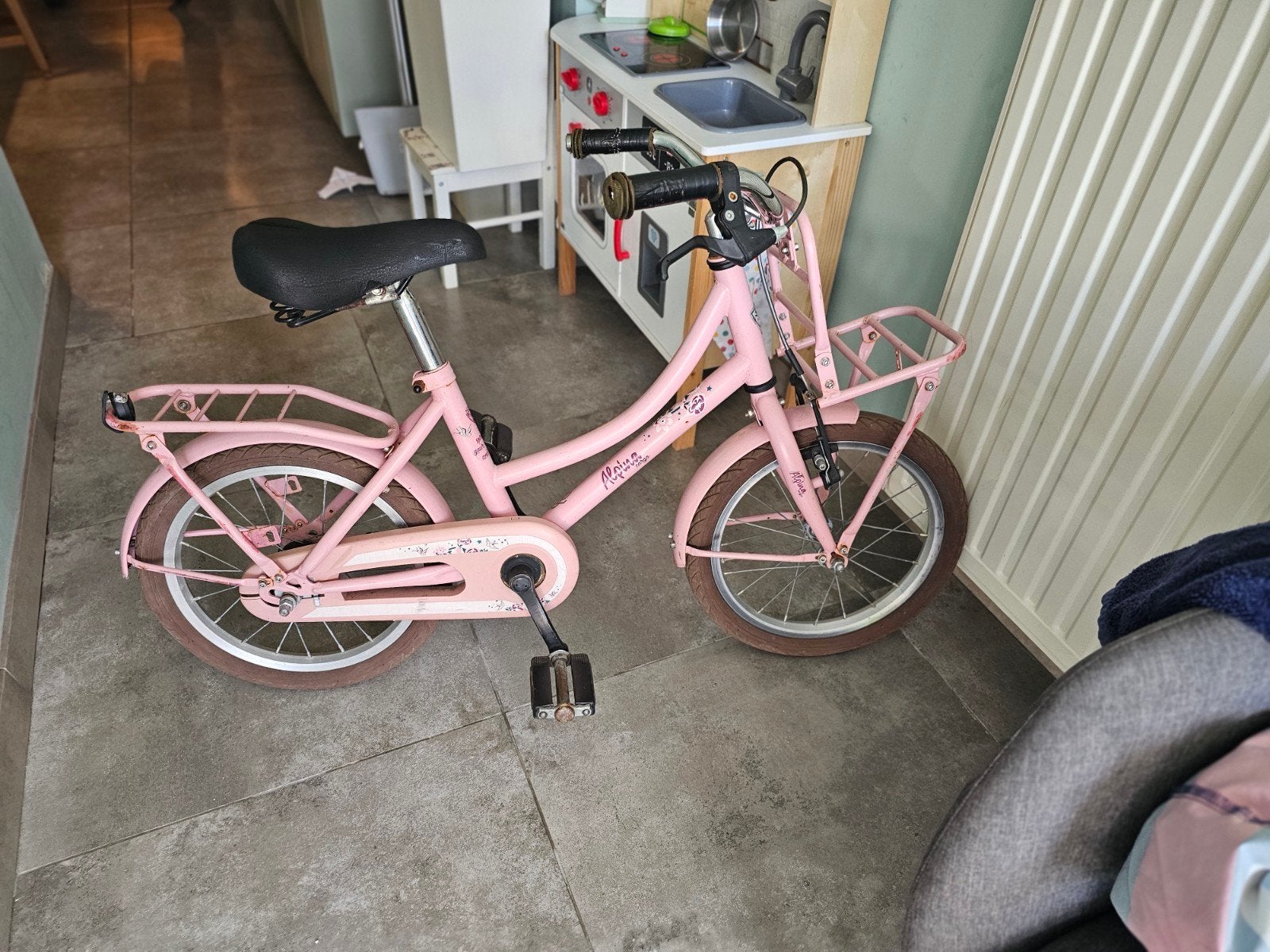 Kinderfiets, Ophalen, Gebruikt