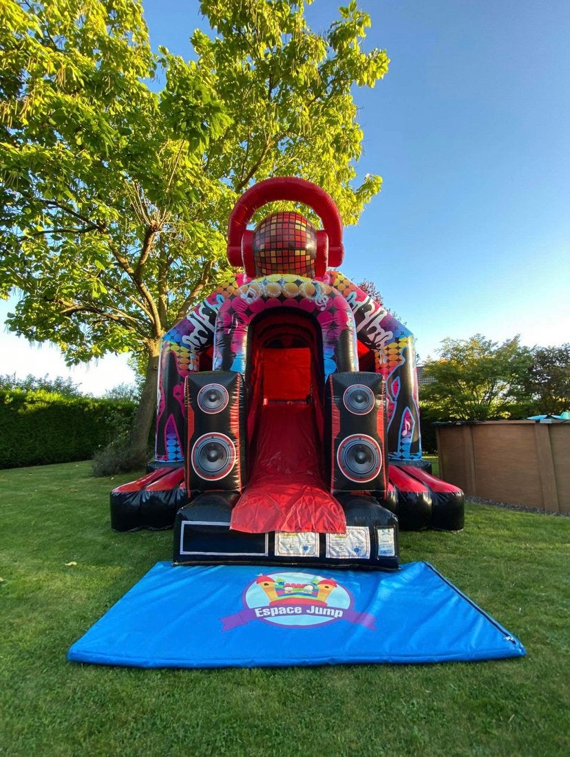 Chateau gonflable disco a vendre, Enlèvement, Comme neuf
