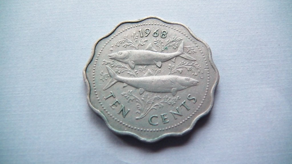 bahamas 10 cents 1968, Enlèvement