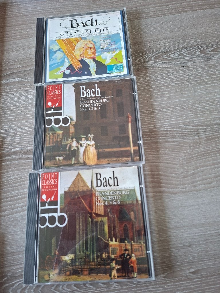 3 CD's  BACH voor 12€, Ophalen of Verzenden, Zo goed als nieuw, Kamermuziek, Bach