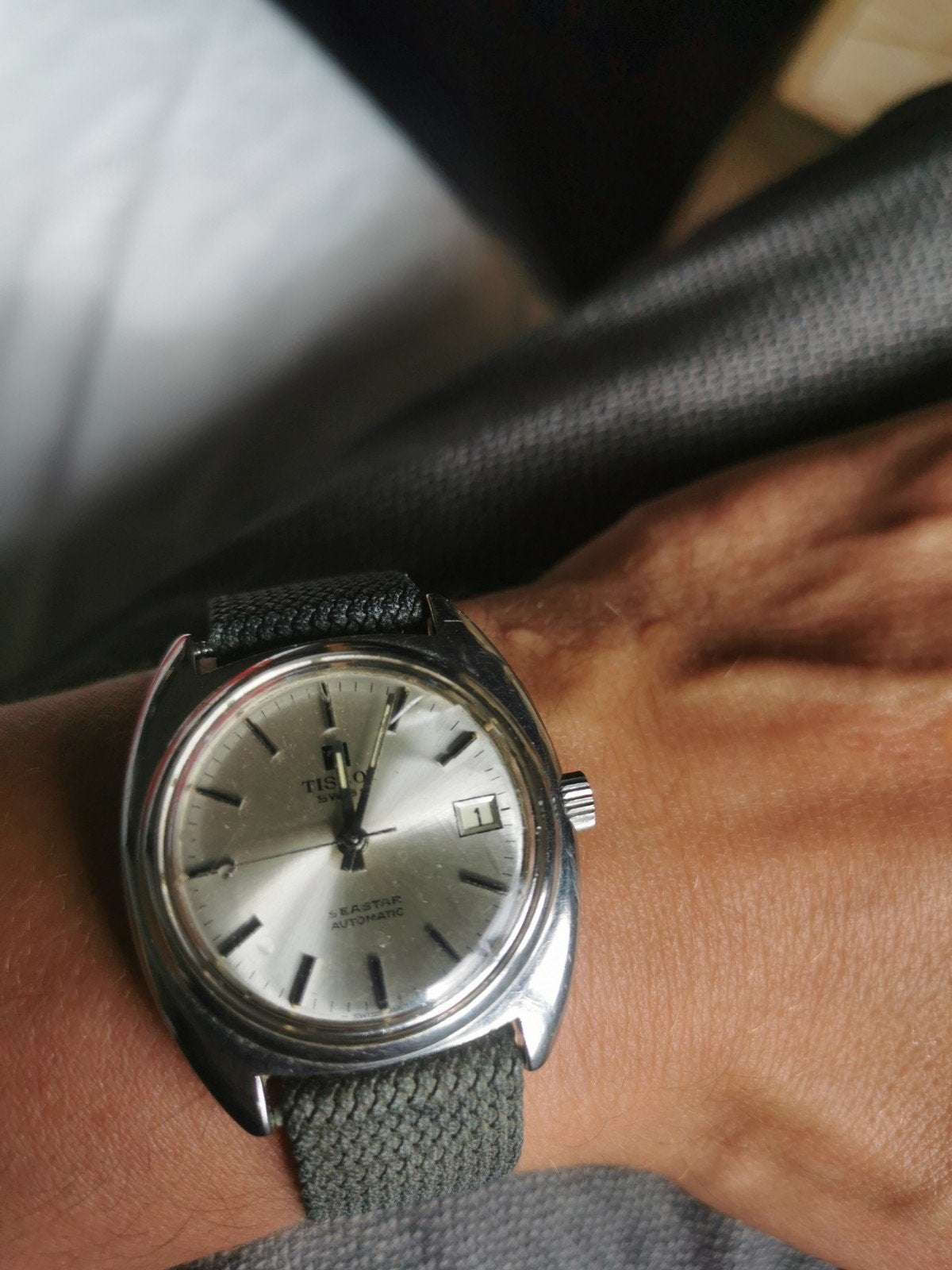 Tissot Seastar Seven Automatic Date – Montre Suisse, Bijoux, Sacs & Beauté, Enlèvement, Acier, Tissot
