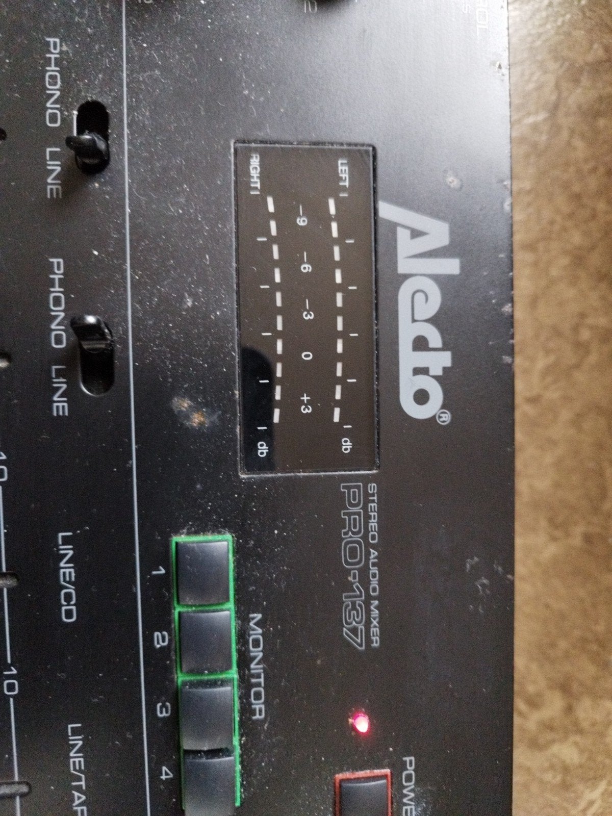 Stereo audio mixer, Ophalen