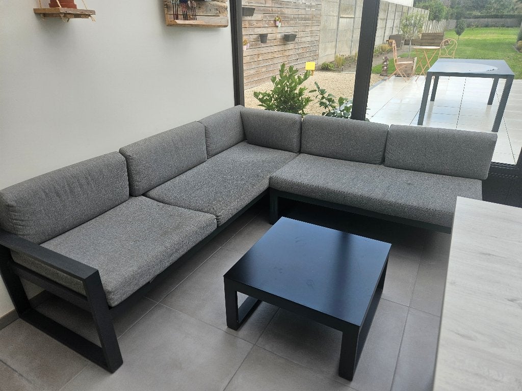 Lounge set, Ophalen, 5 zitplaatsen, Gebruikt, Bank