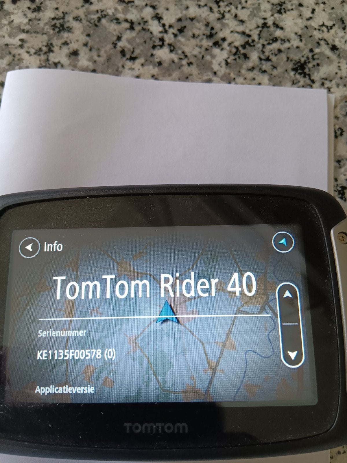 tomtom rider 40, Motoren, Ophalen of Verzenden, Zo goed als nieuw