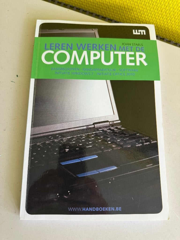 Leren werken met de computer, Boeken, Informatica en Computer, Software, Ophalen of Verzenden, Zo goed als nieuw, Joan Staels