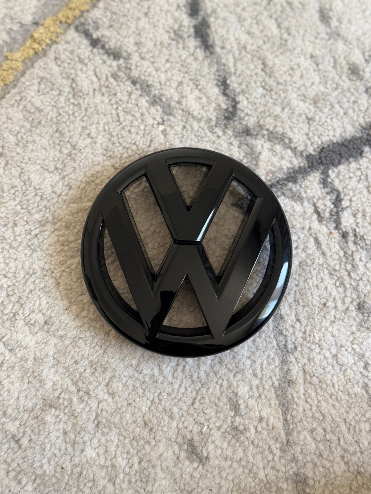 Logo Volkswagen Polo – Noir brillant, Enlèvement ou Envoi, Neuf, Volkswagen
