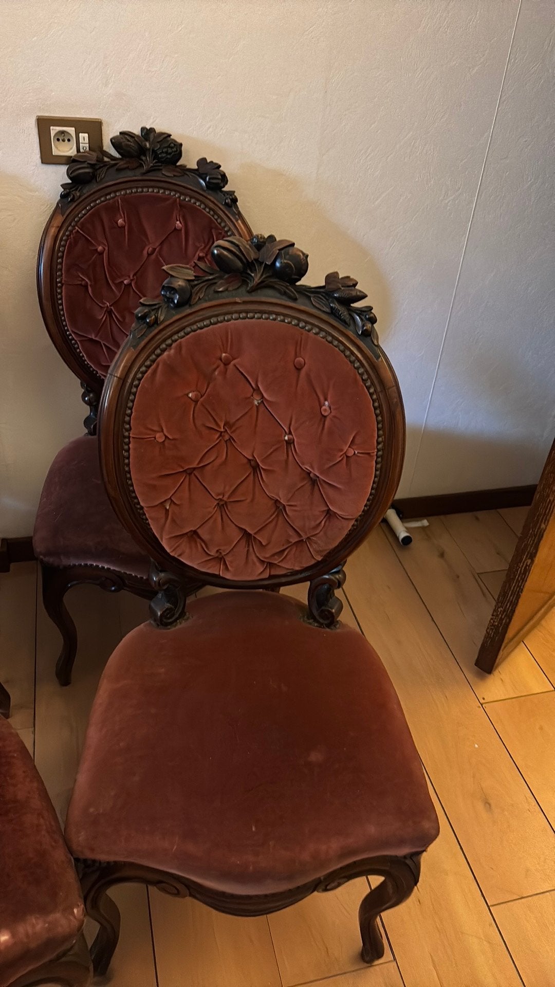 Lot de 6 chaises, Enlèvement