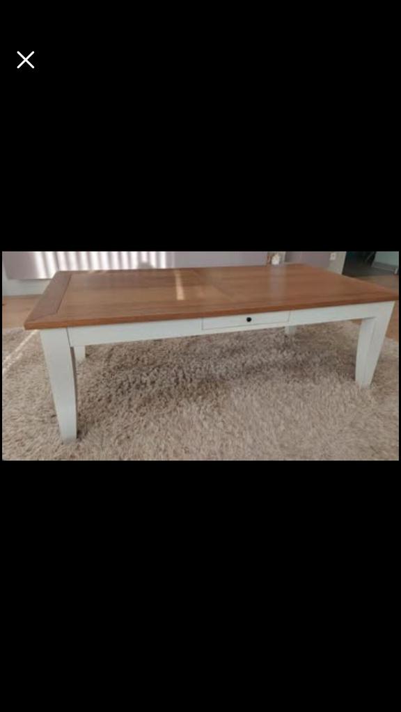 Eiken tv meubel en salontafel, Ophalen