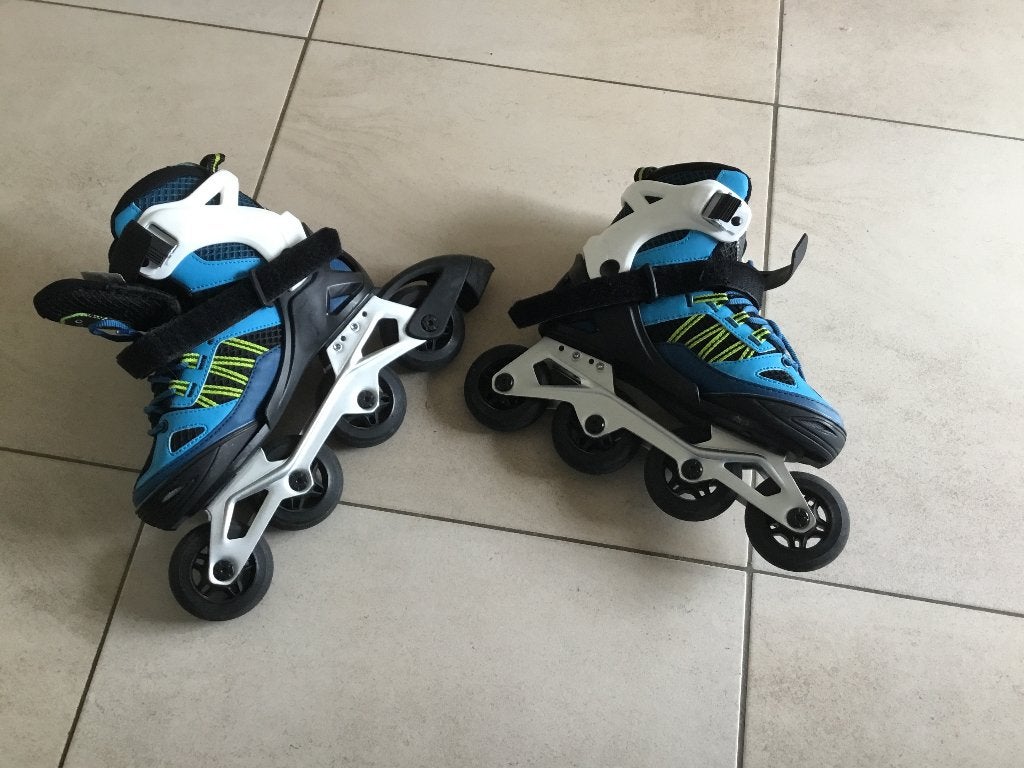 Skaters, Sport en Fitness, Skeelers, Kinderen, Zo goed als nieuw, Inline skates 4 wielen, Ophalen