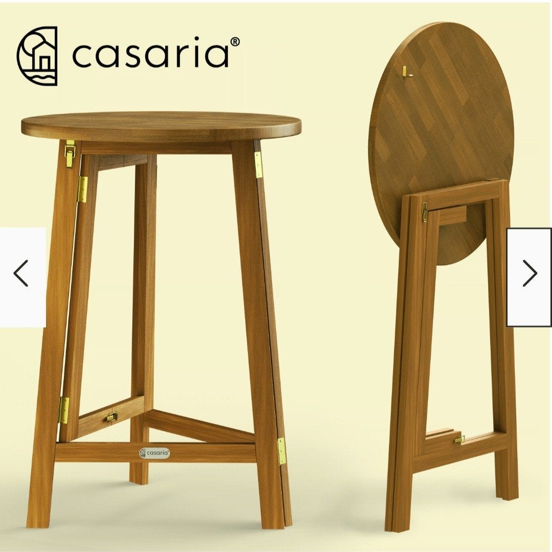 Houten statafel / partytafel, Ophalen