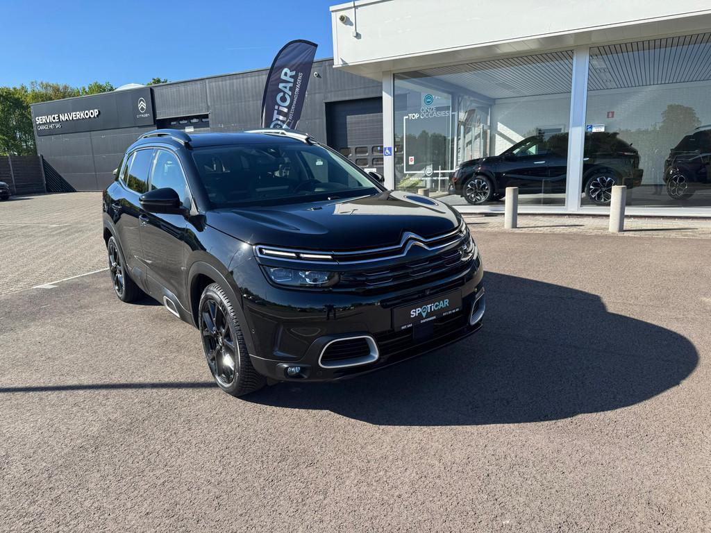 Citroën C5 1.2 PURETECH AUTOMAAT IN PERFECTE STAAT, Auto's, Gebruikt, Euro 6, Zwart, Leder