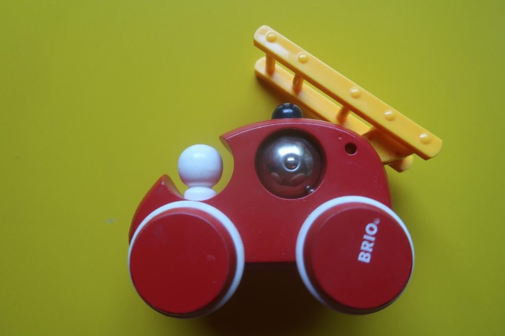 houten brandweerauto brio, Kinderen en Baby's, Speelgoed | Houten speelgoed, Ophalen of Verzenden, Zo goed als nieuw, Overige typen
