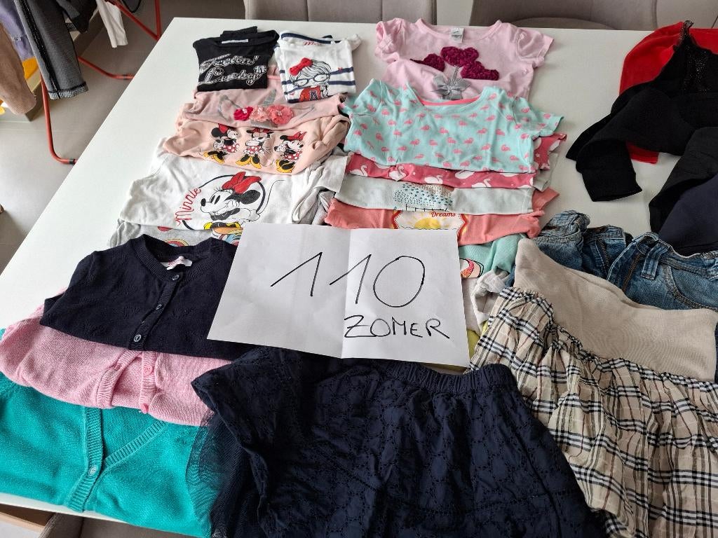 Meisjeskleding maat 110 zomer, Ophalen, Zo goed als nieuw, Meisje, Overige typen