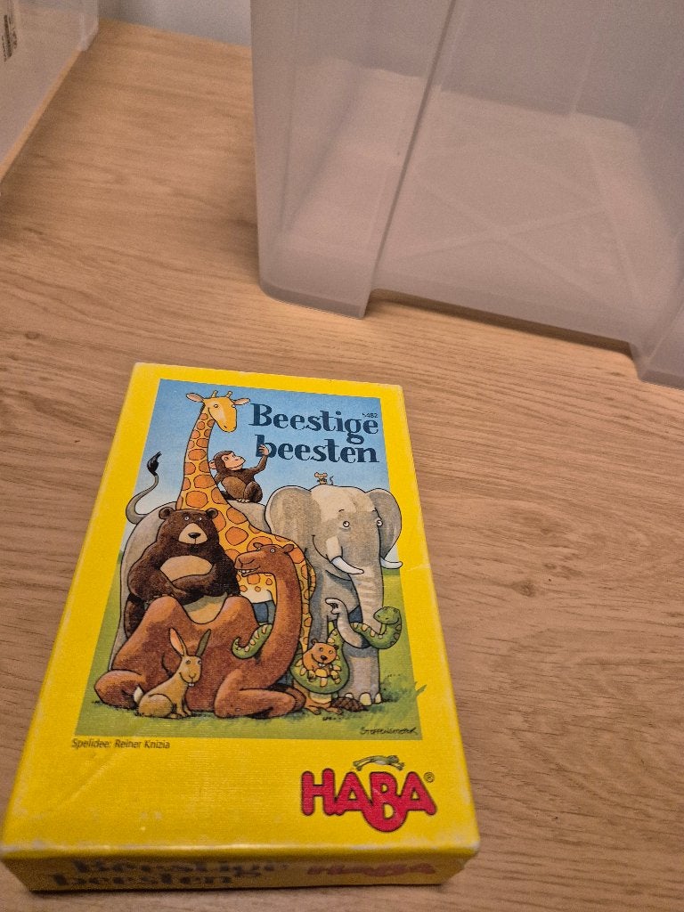 Beestige beesten  - Kinder  gezelschapsspel, Kinderen en Baby's, Ophalen, Gebruikt, Puzzelen