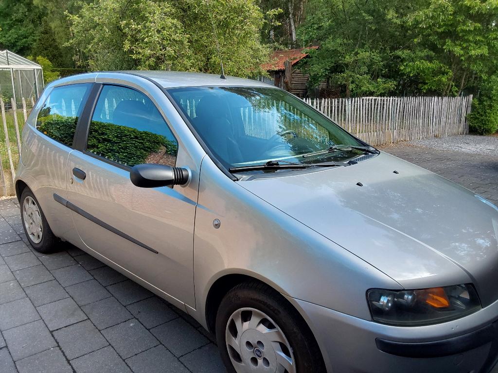 Fiat punto 2001, Auto's, Stof, Airbags, Particulier, Blauw