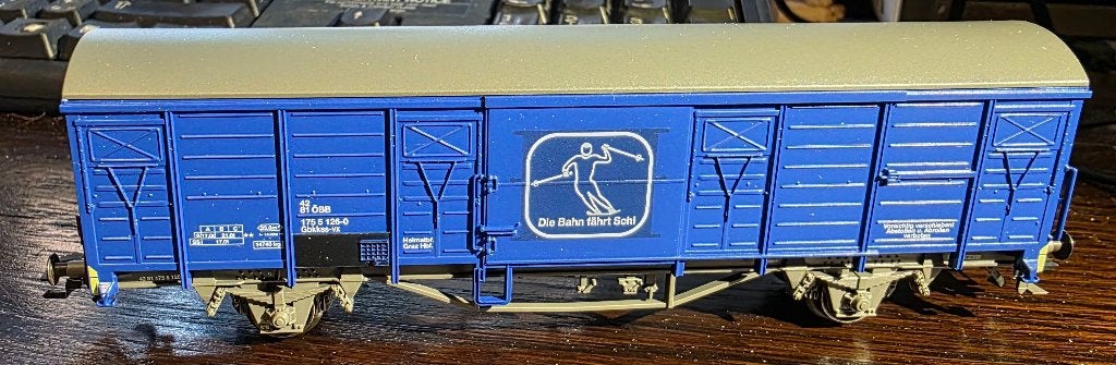 3491. Wagon couvert des ÖBB H0 Märklin., Hobby & Loisirs créatifs, Enlèvement ou Envoi, Neuf, Wagon, Märklin